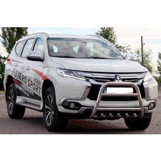 Bullbar WT008 (Inox) Mitsubishi Pajero Sport 2015- foto 2