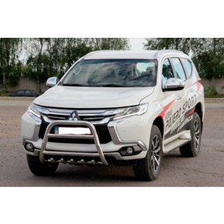 Bullbar WT008 (Inox) Mitsubishi Pajero Sport 2015- foto 3