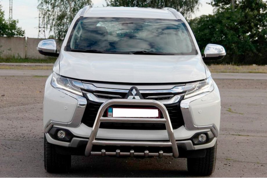 Mitsubishi Pajero Sport 2015- Bullbar WT008 (Inox) Image