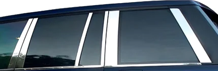 Range Rover III L322 2002-2012 Ornamente Montanti Usa din Otel Inoxidabil (14 buc) foto 3