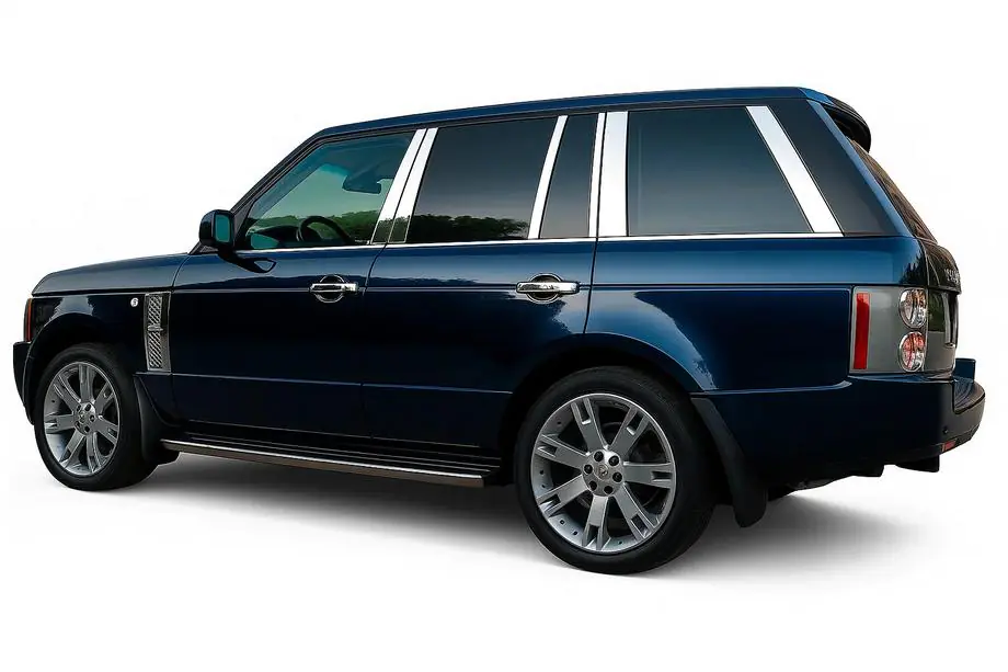 Range Rover III L322 2002-2012 Ornamente Montanti Usa din Otel Inoxidabil (14 buc) Image