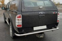 Ford Ranger 2007-2011 Bara de protectie spate AK005 (otel inoxidabil) foto 1
