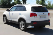 Kia Sorento II XM 2009-2014 Coltare spate duble AK003-Dublu (inox) foto 2