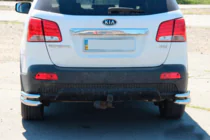 Kia Sorento II XM 2009-2014 Coltare spate duble AK003-Dublu (inox) foto 6