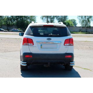 Coltare spate duble AK003-Dublu (inox) Kia Sorento II XM 2009-2014 foto 3