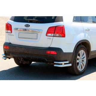 Coltare spate duble AK003-Dublu (inox) Kia Sorento II XM 2009-2014 foto 1