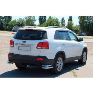 Coltare spate duble AK003-Dublu (inox) Kia Sorento II XM 2009-2014 foto 4
