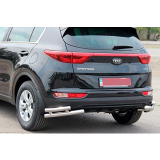 Protectie Spate Colturi Duble AK003 Dublu (Inox) Kia Sportage 2015-2021 foto 2