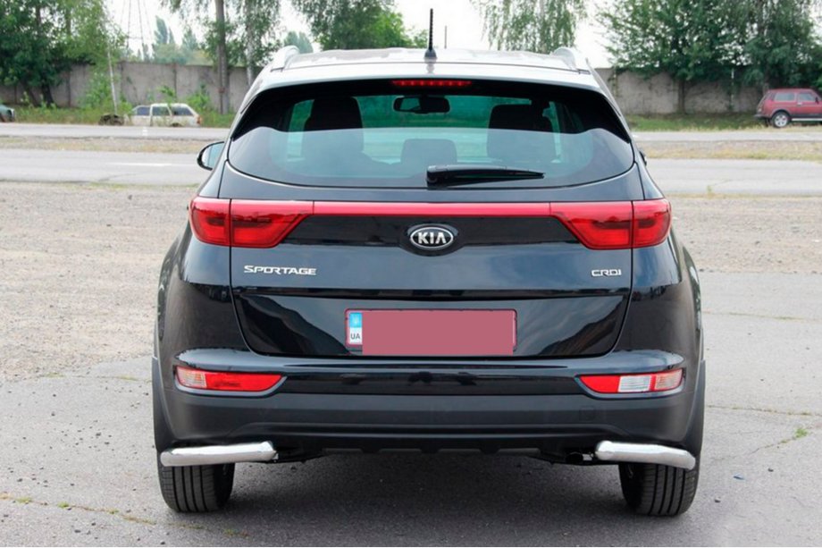 Kia Sportage 2015-2021 Protectie Spate Colturi AK003 (Inox) Foto 5