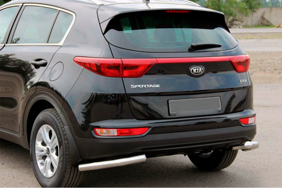 Kia Sportage 2015-2021 Protectie Spate Colturi AK003 (Inox) Foto 1