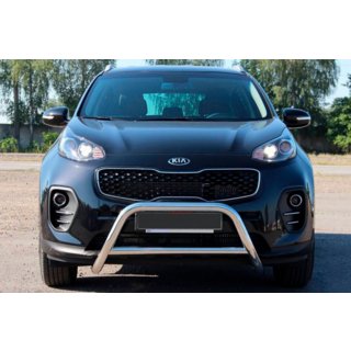 Bullbar WT006 (Inox) Kia Sportage 2015-2021 foto 1