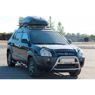 Bullbar WT025 (Inox) Hyundai Tucson JM 2004- foto 3
