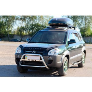Bullbar WT025 (Inox) Hyundai Tucson JM 2004- foto 2