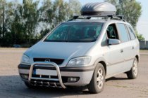 Opel Zafira A 1998-2005 Bullbar QT006 (Inox) foto 2