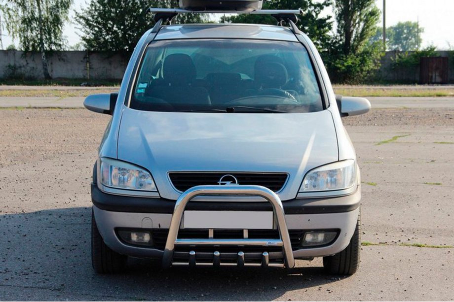Opel Zafira A 1998-2005 Bullbar QT006 (Inox) Image