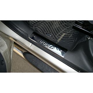 Capace praguri interioare (Omsa, inox) Fiat Doblo I 2005-2010 foto 3
