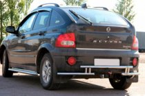 SsangYong Action 2005-2018 Protectie Spate AK005-2 (Inox) foto 1
