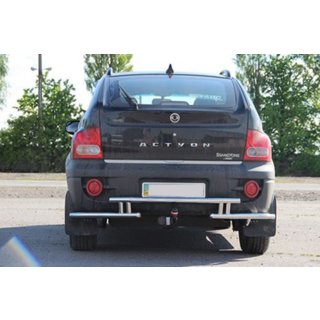 Protectie Spate AK005-2 (Inox) SsangYong Action 2005-2018 foto 2