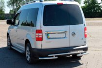 Volkswagen Caddy 2010-2015 Bara spate AK003-2 (2 buc, inox) foto 4