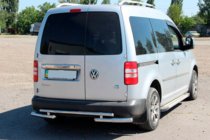 Volkswagen Caddy 2010-2015 Bara spate AK003-2 (2 buc, inox) foto 2