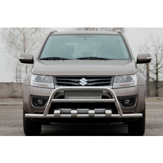 Bullbar ST-WT-15 (Otel Inoxidabil) Suzuki Grand Vitara 2005-2017 foto 1