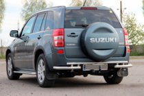 Suzuki Grand Vitara 2005-2017 Protectie Spate AK005-3 (Inox) foto 1