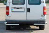 Citroen Jumpy 1996-2007 Coltare spate duble AK003-dublu (inox) foto 1