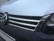 Volkswagen Caddy 2010-2015 Capace Grila Cromate (2 buc, Inox) OmsaLine - Otel Inoxidabil Italian foto 8