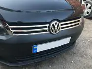 Volkswagen Caddy 2010-2015 Capace Grila Cromate (2 buc, Inox) OmsaLine - Otel Inoxidabil Italian foto 1