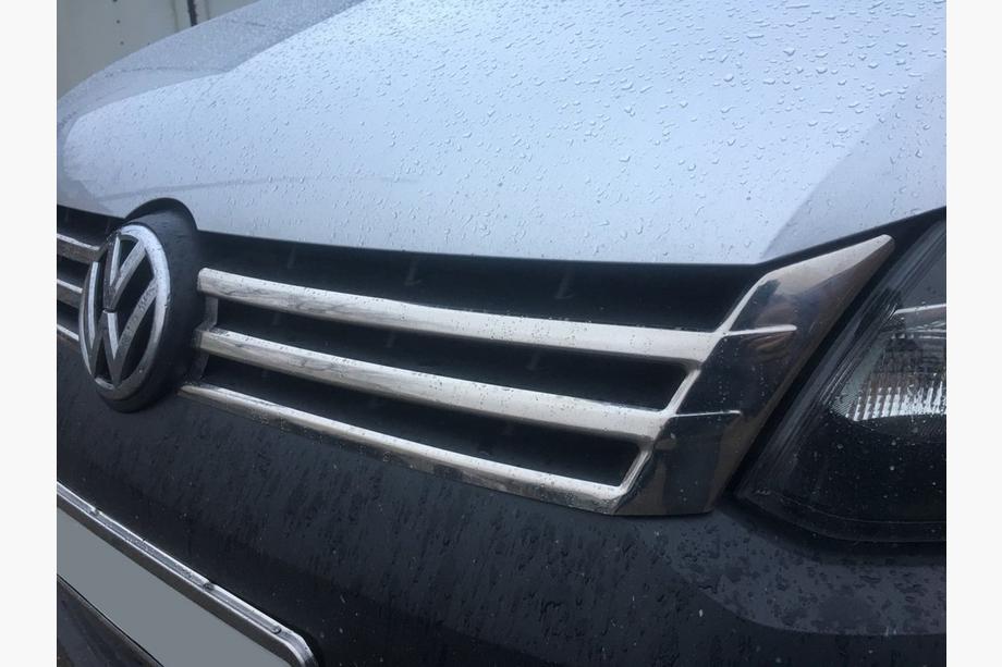 Volkswagen Caddy 2010-2015 Capace Grila Cromate (2 buc, Inox) Carmos - Otel Inoxidabil Turcesc Foto 8