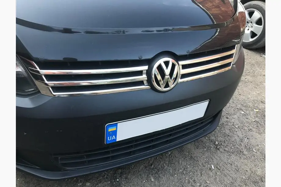 Volkswagen Caddy 2010-2015 Capace Grila Cromate (2 buc, Inox) OmsaLine - Otel Inoxidabil Italian Image
