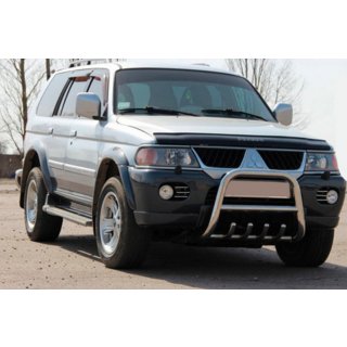 Bullbar QT006 (Inox) Mitsubishi Pajero Sport 1996-2007 foto 1