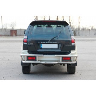 Protectie Spate AK-Special (Inox) Mitsubishi Pajero Sport 1996-2007 foto 2