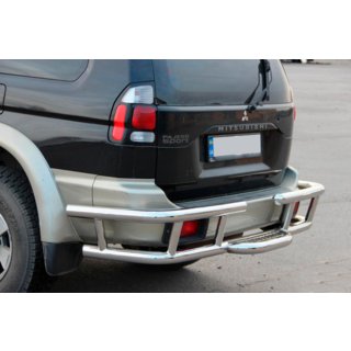 Protectie Spate AK-Special (Inox) Mitsubishi Pajero Sport 1996-2007 foto 1