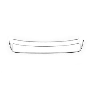 Protectii bara fata Trend (3 piese, inox) foto 3
