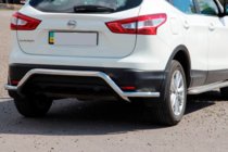 Nissan Qashqai 2014-2021 Bara Spate AK007-Plus (Inox) foto 1