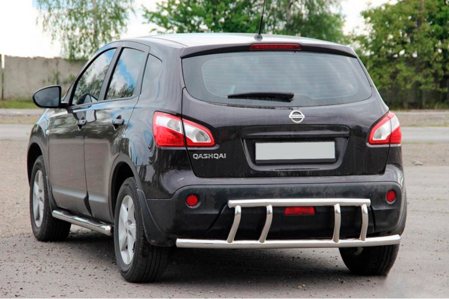 Nissan Qashqai 2007-2010 Bara Spate AK011 (Inox) Foto 1