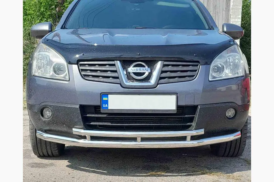 Nissan Qashqai 2007-2010 Bara frontala dubla ST014 (inox) Image
