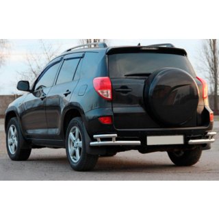 Coltare spate AK003-Double (2 buc, inox) Toyota Rav 4 2006-2013 foto 3
