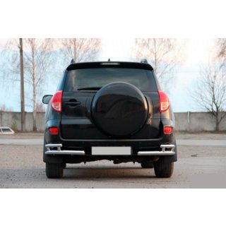 Coltare spate AK003-Double (2 buc, inox) Toyota Rav 4 2006-2013 foto 2