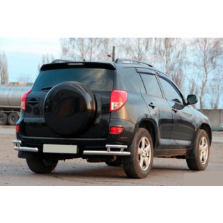 Coltare spate AK003-Double (2 buc, inox) Toyota Rav 4 2006-2013 foto 1