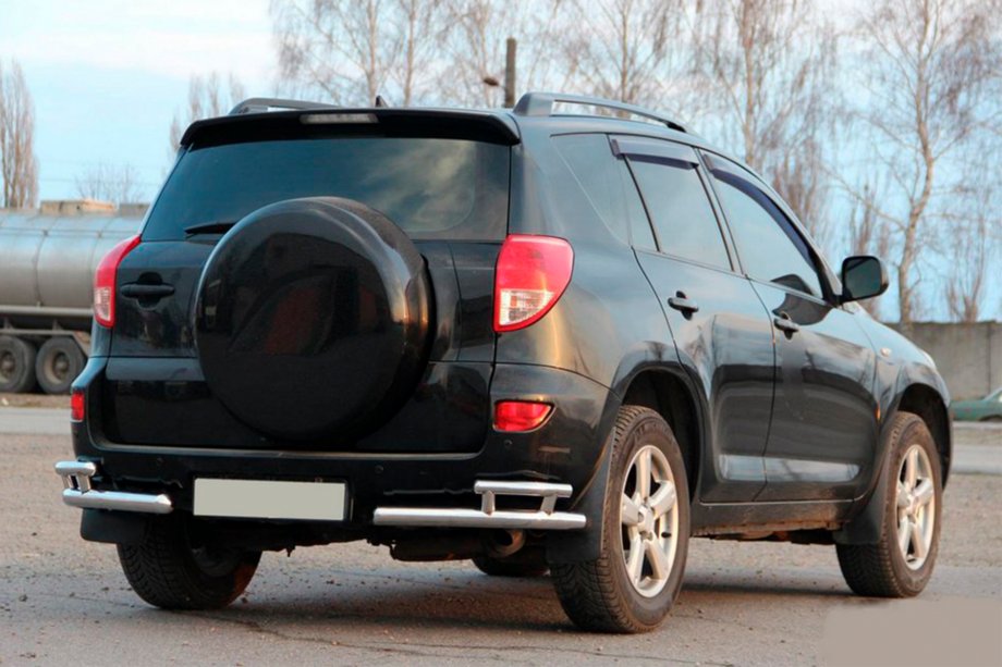 Toyota Rav 4 2006-2013 Coltare spate AK003-Double (2 buc, inox) Image