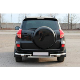 Protectie spate AK005-2 (2 buc, inox) Toyota Rav 4 2006-2013 foto 2