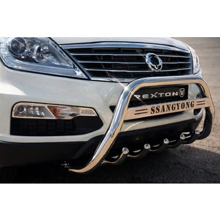 Bullbar WT004 Otel Inoxidabil SsangYong Rexton I 2001-2017 foto 2