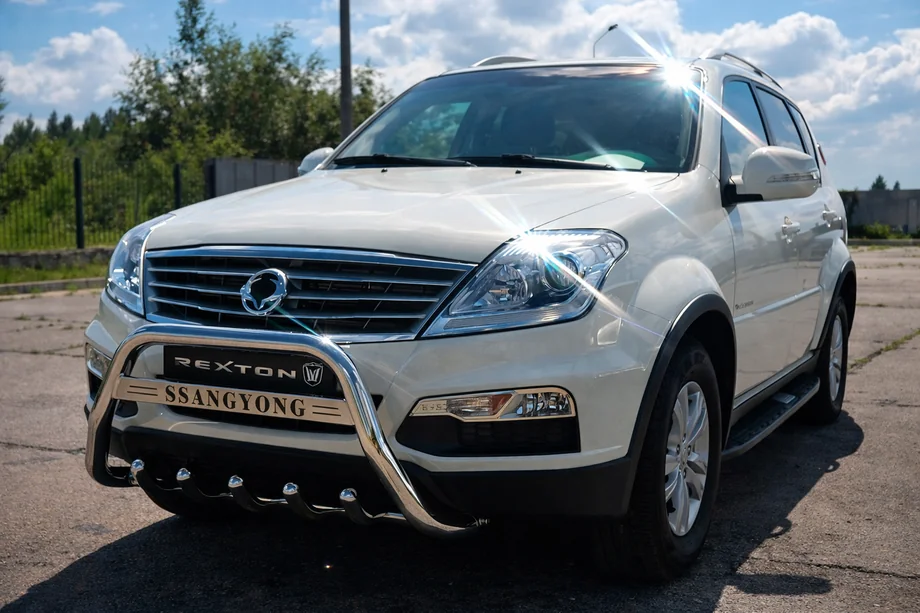 SsangYong Rexton I 2001-2017 Bullbar WT004 Otel Inoxidabil Image