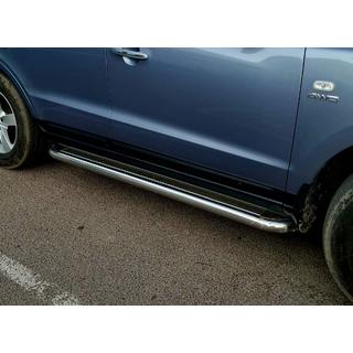 Praguri Laterale Premium (2 buc, Inox) Hyundai Santa Fe 2 2006-2012 foto 1