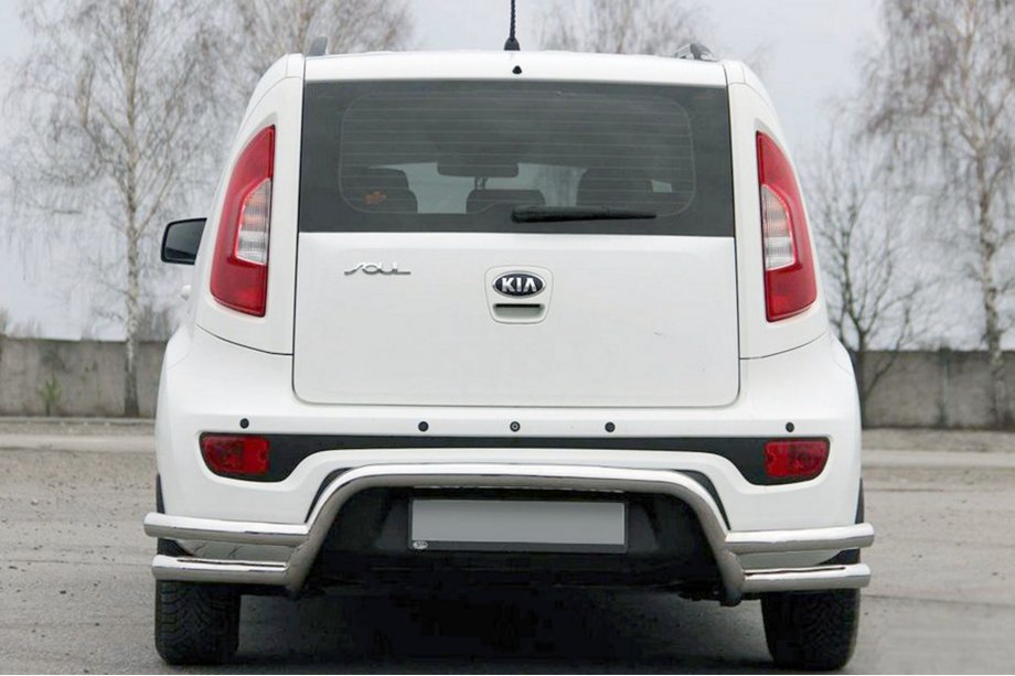 Kia Soul II 2013-2018 Protectie Spate AK007-2 (Inox) Image