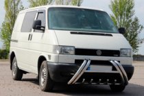 Volkswagen T4 Caravelle/Multivan 1990–2003 Bull bar Kelebek WT011 (inox) foto 1