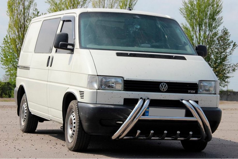 Volkswagen T4 Caravelle/Multivan 1990–2003 Bull bar Kelebek WT011 (inox) Image