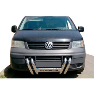 Bullbar ST006-04 Grila (Inox) Volkswagen T5 Transporter 2003-2010 foto 1